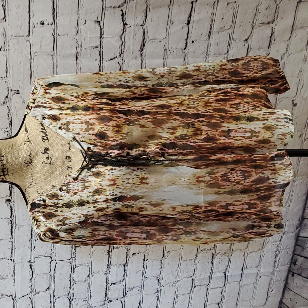 Jessica Simpson Blouse Boho Size M NWT